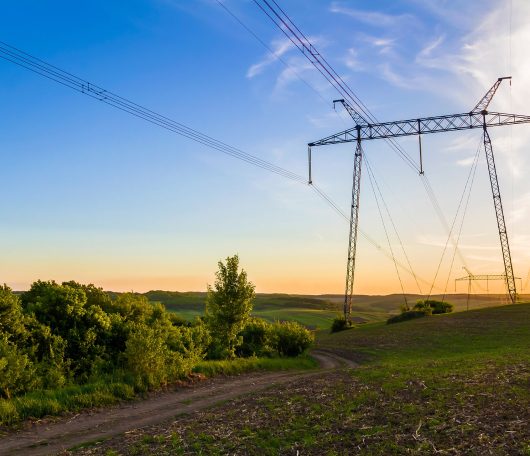 beautiful-wide-panorama-high-voltage-lines-power-pylons-stretching-through-spring-fields-group-green-trees-dawn-sunset-transmission-distribution-electricity-concept